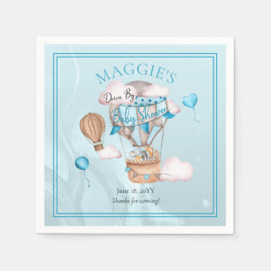 Serviette En Papier Safari Animaux Ballons Conduire Par Baby shower Ga
