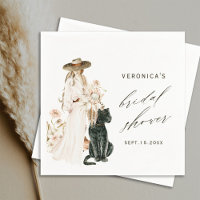 Safari Wild Leopard Boho Lady Fête des mariées