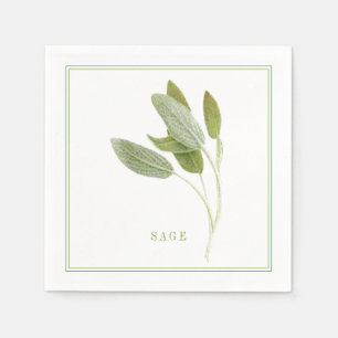 Serviette En Papier SAGE FRAIS Standard Cocktail Papier à cocktails se