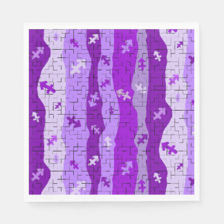 Serviette En Papier Sagittaire Zodiac Stripes