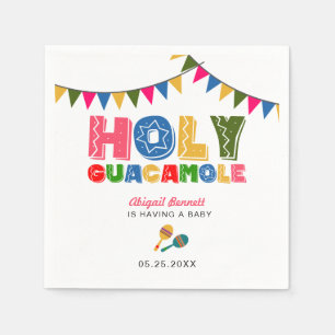 Serviette En Papier Saint Guacamole Fiesta Baby shower joli coloré