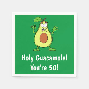 Serviette En Papier Saint Guacamole Vous êtes 50 Amusant Avocado