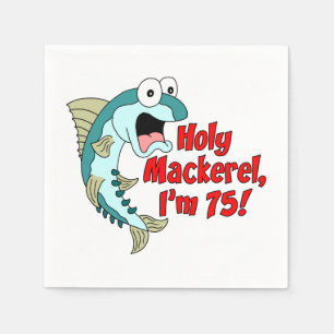 Serviette En Papier Saint-Maquereau I'm 75 75th Party Napkins