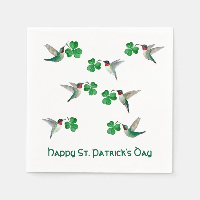 Serviette En Papier  Saint-Patrick (Devant)