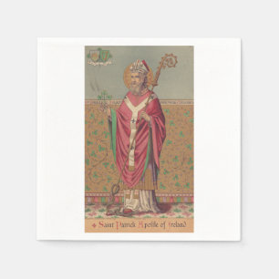 Serviette En Papier Saint Patrick d'Irlande Art Sacré Celtique