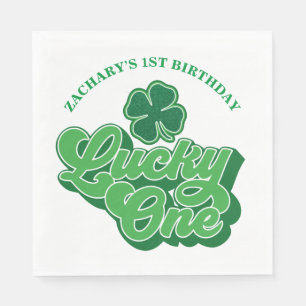 Serviette En Papier Saint Patrick's Day Lucky One Anniversday Papier s