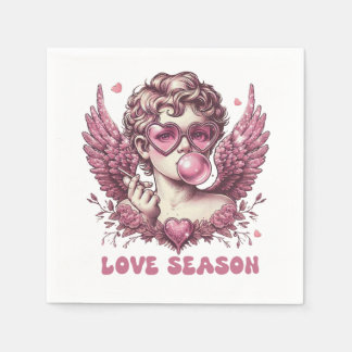 Serviette En Papier Saison d'amour Valentine