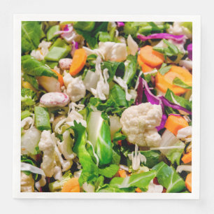 Serviette En Papier Salade mixte