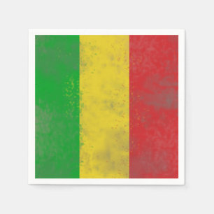 Serviette En Papier Sale Rasta Stripes