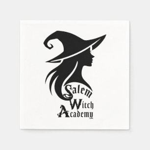 Serviette En Papier Salem Witch Academy Wiccan sorcières fête d'Hallow