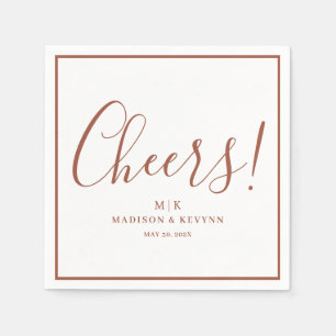 Serviette En Papier Salers minimal et chic Napkins mariage