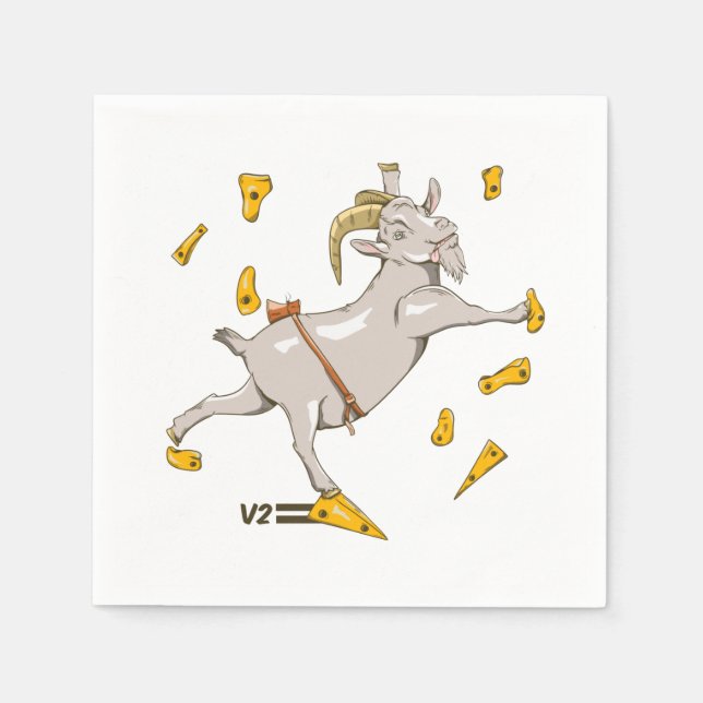 Serviette En Papier Salle de sport Goat Bouldering (Devant)
