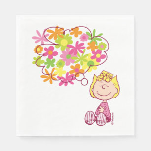 Serviette En Papier Sally pense aux fleurs
