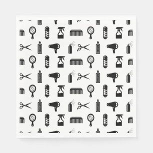 Serviette En Papier Salon & Barber Hairtravtern CUSTOM COLOR