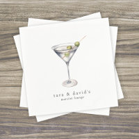 Salon de Cocktail Martini avec Votre Nom