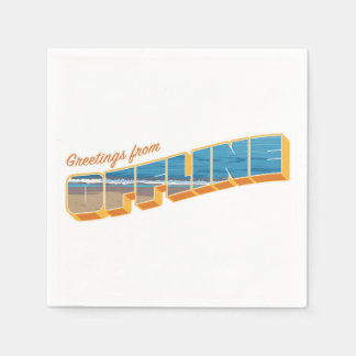 Serviette En Papier Salutations hors ligne