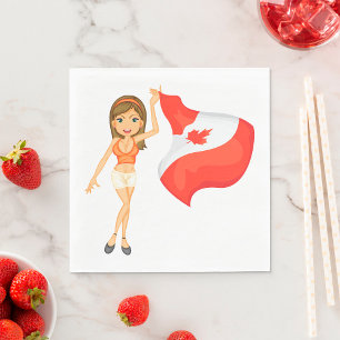 Serviette En Papier Salutations Pour Les Serviettes Du Canada