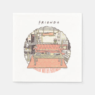 Serviette En Papier S'amuser avec FRIENDS™ Cartoon