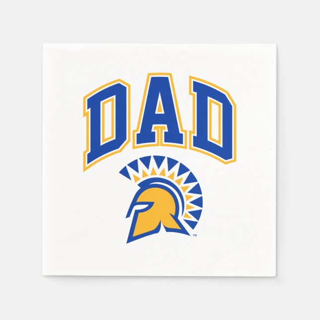 Serviette En Papier San Jose State Spartans Papa (Devant)