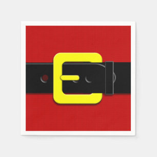 Serviette En Papier Santa Claus Belt