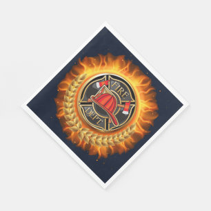 Serviette En Papier Sapeurs-Pompiers