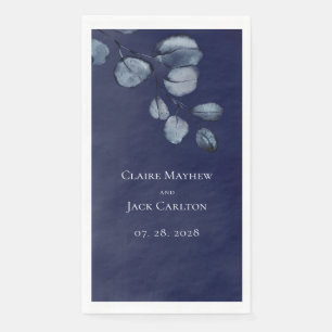 Serviette En Papier Sapphire Peony Mariage Long 3 Ply Dîner Naples