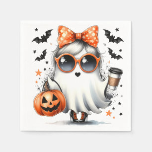 Serviette En Papier Sassy Halloween Ghost/Party