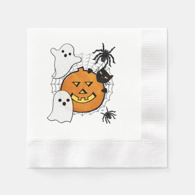 Serviette En Papier Sauter dans la nuit (Devant)