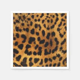 Serviette En Papier sauvage Safari animal guépard empreinte de léopard