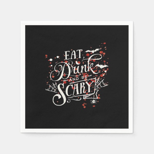 Serviette En Papier Savage Halloween Spooky Aesthetic (Devant)