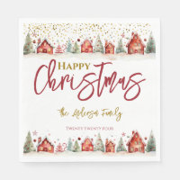 Scène de rue de la Maison de Noël