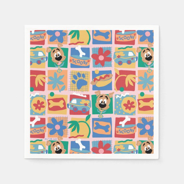 Serviette En Papier Scooby-Doo | Fun Baby Motif (Devant)