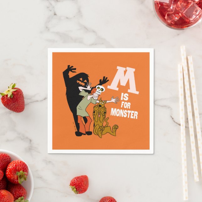 Serviette En Papier Scooby-Doo | M est pour Monster (En situation)