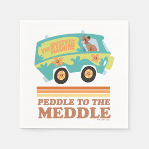 Serviette En Papier Scooby-Doo Mystery Machine "Peddle to the Meddle"