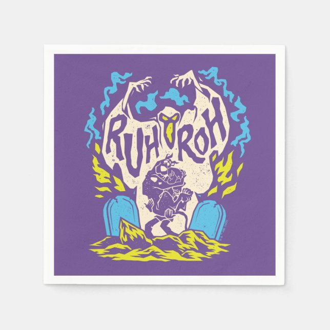 Serviette En Papier Scooby-Doo | Ruh Roh Scooby & Shaggy (Devant)