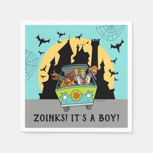 Serviette En Papier Scooby-Doo Spooktacular Halloween Baby shower Napk (Devant)