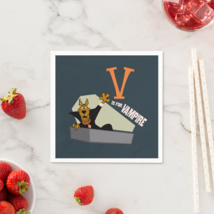 Serviette En Papier Scooby-Doo V est pour Vampire