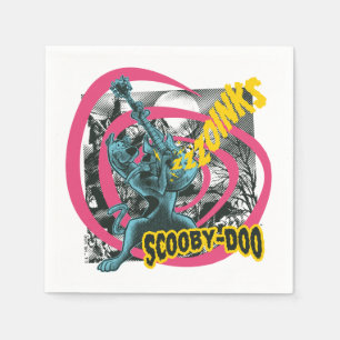 Serviette En Papier Scooby-Doo Zoinks Punk Guitare Graphisme