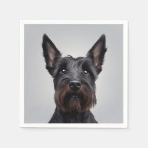 Serviette En Papier Scottish Terrier