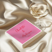 Script manuscrit Whimsy Rose Rouge Personnalisé Ma