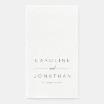 Script minimaliste moderne mariage blanc personnal