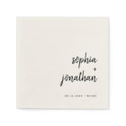 Script minimaliste moderne | Mariage noir et blanc