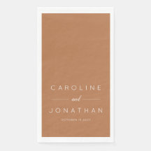 Script minimaliste moderne Terracotta Mariage pers