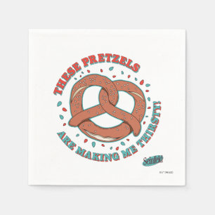 Serviette En Papier Seinfeld   Ces Pretzels me donnent soif