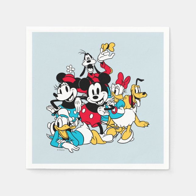 Serviette En Papier Sensationnel 6 | Un Groupe Classique Tourné (Devant)