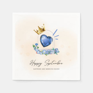 Serviette En Papier septembre anniversaire fête papier serviettes