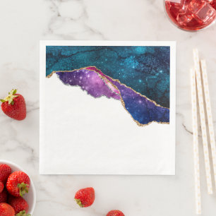 Serviette En Papier Série Galaxy Agate Design 6
