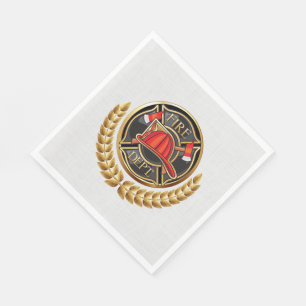 Serviette En Papier Service des incendies