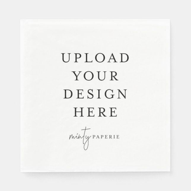 Serviette En Papier Serviette de déjeuner standard - 6,5 pouces (Devant)