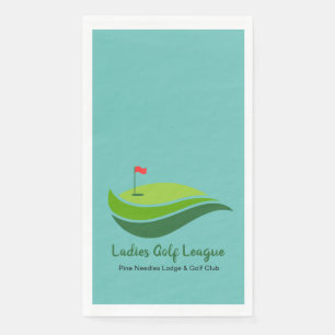 Serviette En Papier Serviette d'hôte de la Ladies Golf League